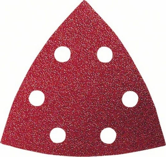 Bosch Delta Sanding Sheet K180 with Holes 93x93mm Set 5pcs