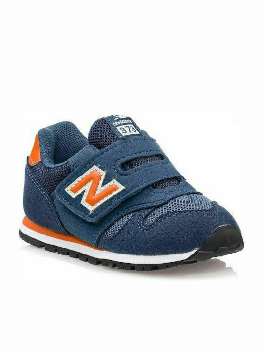 373 Kinder Sneakers mit Klettverschluss Marineblau
