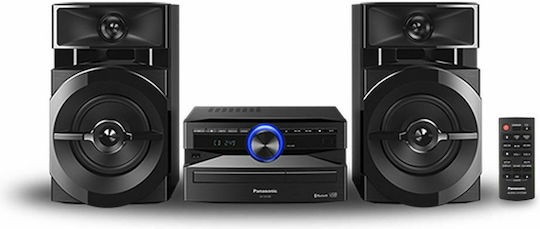 Panasonic Аудиосистема 2 SC-UX100 SC-UX100 300W с CD / Цифрови медии Player и Bluetooth Черен