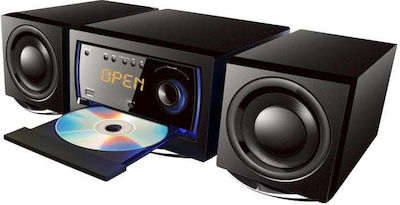 NOD Ηχοσύστημα 2 MHS-001BL 30W cu CD / Media digitale Player și Bluetooth Negru