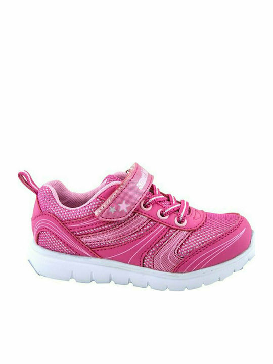 26-039 Παιδικά Sneakers με Σκρατς Φούξια
