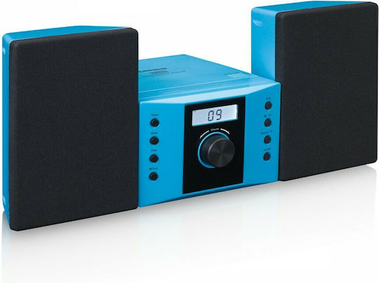 Lenco Soundsystem 2 MC-013 MC-013BLUE 4W mit CD Player und WiFi Blau