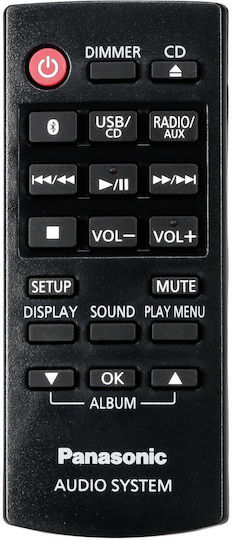 Panasonic Аудиосистема 2 SC-HC304 SC-HC304EG-G 20W с CD Player и Bluetooth Син