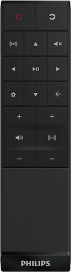 Philips TAB8205 Саундбар 2.1 Bluetooth, HDMI и Wi-Fi 120W с Дистанционно Черен