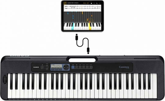 Casio Αρμόνιο CT-S300 με 61 Δυναμικά Πλήκτρα Μαύρο