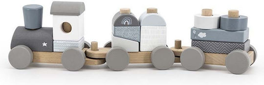 Label Label Όχημα Stacking Train από Ξύλο για 18+ Μηνών