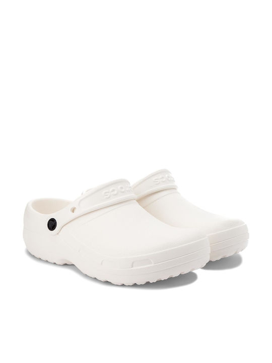 Crocs Specialist II Ανατομικά Σαμπό Λευκά