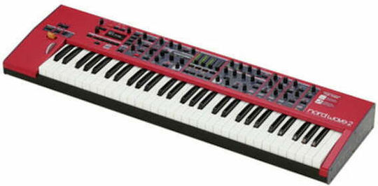 Nord Synthesizer Clavia Wave 2 με 61 Δυναμικά Πλήκτρα Κόκκινο