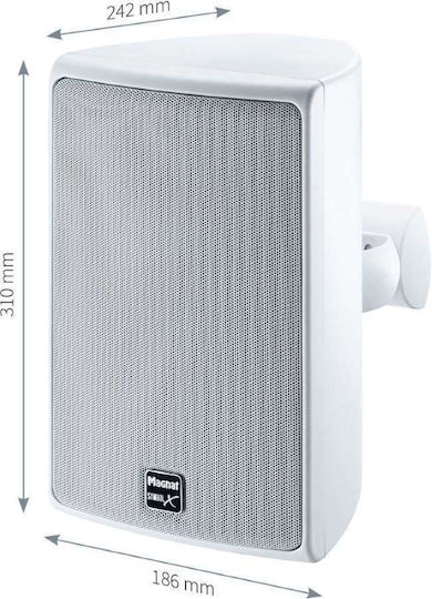 Magnat Symbol X 160 Παθητικά Επιτοίχια Ηχεία 110W (Ζεύγος) 18.6x24.2x31εκ. Λευκά