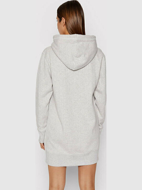 Pride In Craft Mini Dress with Hood Grey