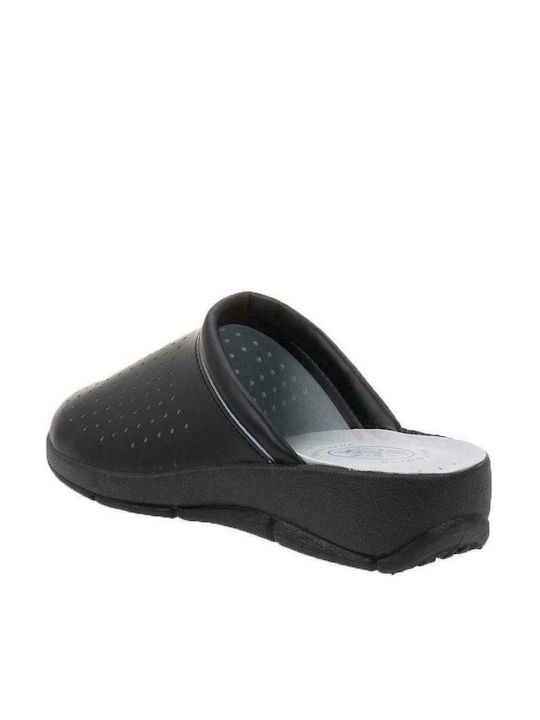 Max Relax Damen Anatomisch Clogs Schwarz