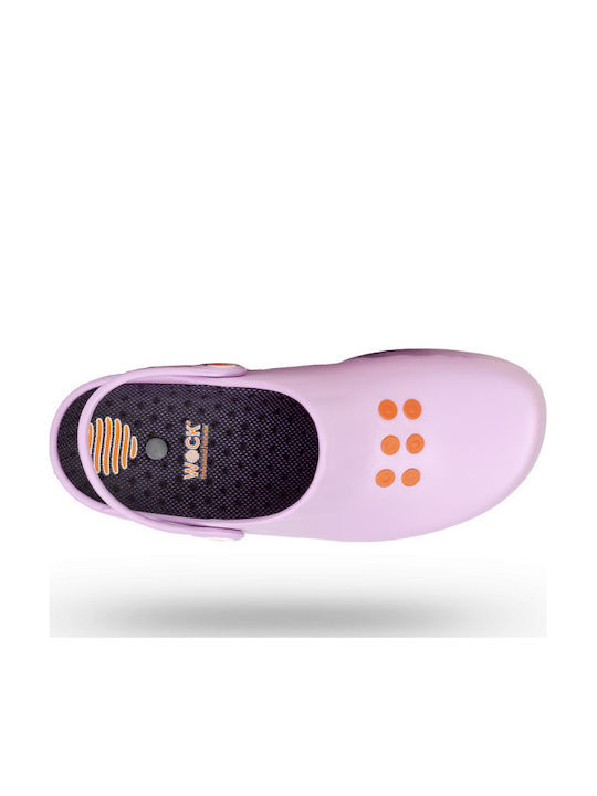 Wock Nube 03 Damen Anatomisch Holzschuhe Rosa