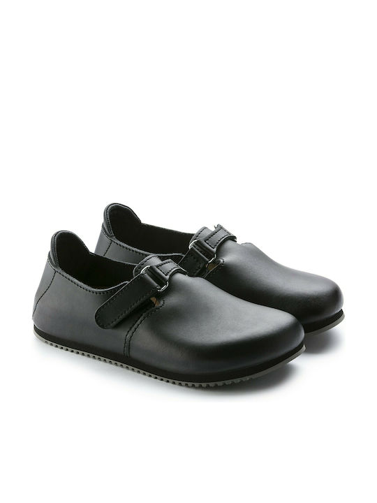 Birkenstock Linz SL Professional Leather Anatomic Clogs Black