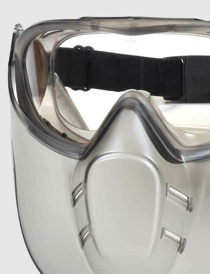 Pyramex Safety Capstone Shield Sicherheitsbrillen / Arbeitsschutzmasken mit klaren Linsen 1Stück