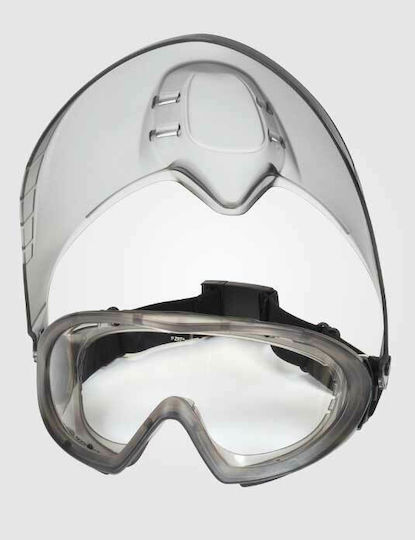 Pyramex Safety Capstone Shield Sicherheitsbrillen / Arbeitsschutzmasken mit klaren Linsen 1Stück