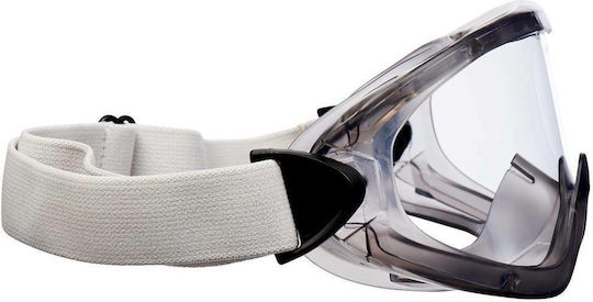 3M 2890A Safety Glasses / Work Mask for Protection with Transparent Lenses 1pcs