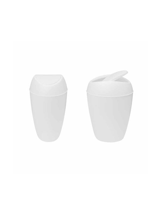 Umbra Twirla Waste Bin Waste Plastic White 9lt 1pcs