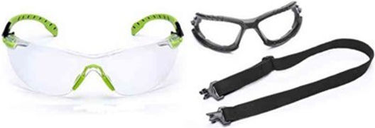3M Solus Safety Glasses for Protection with Transparent Lenses 1pcs
