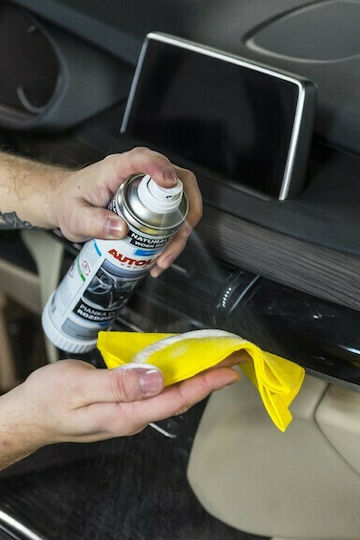 Autoland Cockpit Cleaning Foam Matt Effect Σπρέι Γυαλίσματος για Ταμπλό Αυτοκινήτου με Άρωμα Λεμόνι 750ml