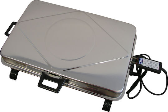 FOINIX AN-650 Tabletop Electric Grill Grill 1600W Inox with Lid 46cmx30cmcm
