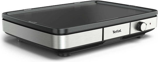 Tefal Настолна Планча Електрическа Скара с Гладка Плоча 2300W с Регулируем Термостат 47x52см