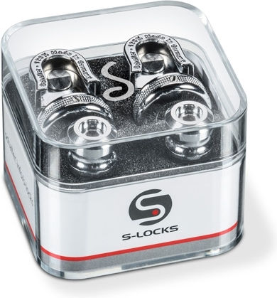 Schaller S-Locks Saiteninstrumentzubehör in Silber Farbe Chrom