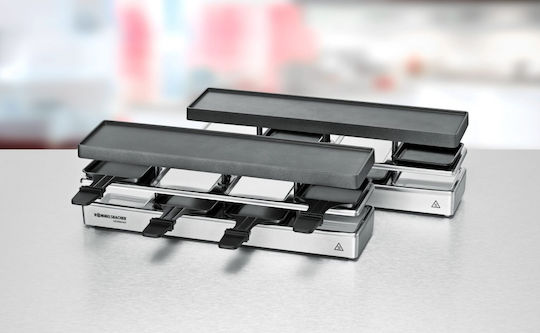 Rommelsbacher RC 1600 Επιτραπέζια Ηλεκτρική Ψησταριά Raclette Λείας Πλάκας 795W 41x10εκ.