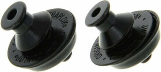 Dunlop Straplok Strap Retainers Dual Design Strap Lock Μαύρο