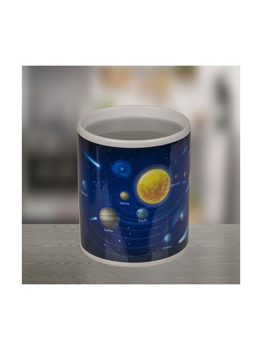 I-Total Solar System Schimbare de căldură Cană Ceramică Albastru