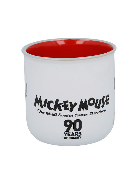 Stor Disney Mickey 90 Years Ceramic White Mug 415ml