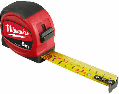 Milwaukee Maßband mit automatischem Rücklauf und Magnet 25mm x 5m