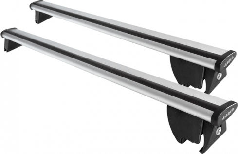 Farad Μπάρες Οροφής Μεταλλικές SM 057 για Mitsubishi Outlander 2008-2013 (Σετ με πόδια και κλειδαριά) Μαύρες