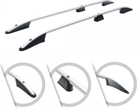 Omtec for Cars with Factory Bars (without Legs) Silver