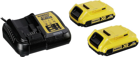 DEWALT DCD795D2 Ударен Двигател За Бормашина На Батерия Безчетков 18V 2x2Ah