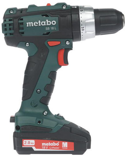Metabo SB 18 L Percussive Drill Driver Battery 18V 2x2Ah
