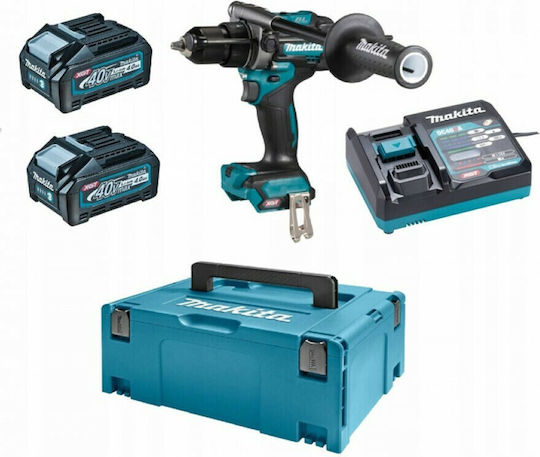 Makita HP001GM201 Κρουστικό Δραπανοκατσάβιδο Μπαταρίας 40V 2x4Ah