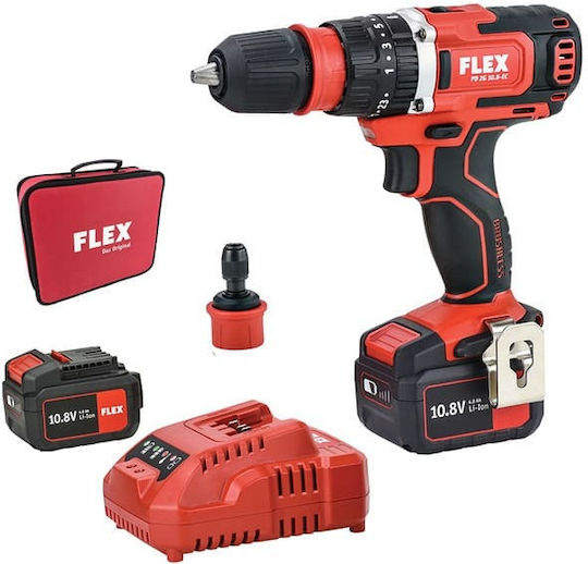 Flex PD 2G 10.8-EC Κρουστικό Δραπανοκατσάβιδο Μπαταρίας Brushless 10.8V