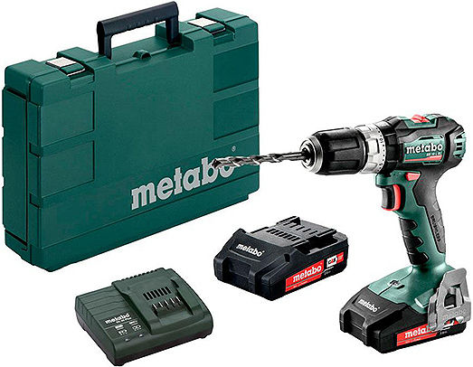 Metabo SB 18 L BL Șurubelniță Cu Percuție Mașină De Găurit Cu Baterie 18V 2x2Ah