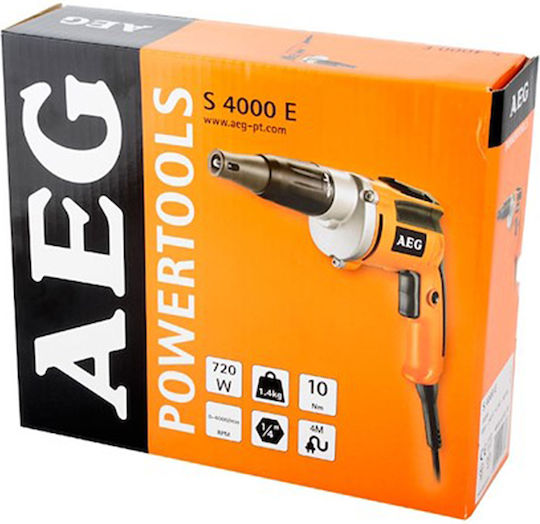 AEG Tools S 4000 E Κατσαβίδι Γυψοσανίδας Ρεύματος 720W