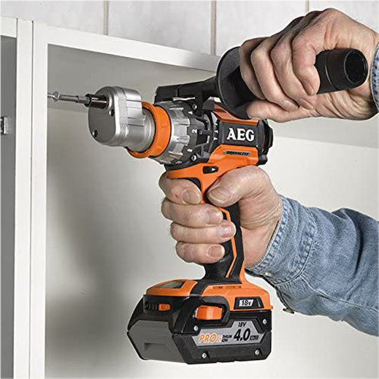 AEG Tools BSB18CBL-0 Ударен Двигател За Бормашина На Батерия Solo 18V