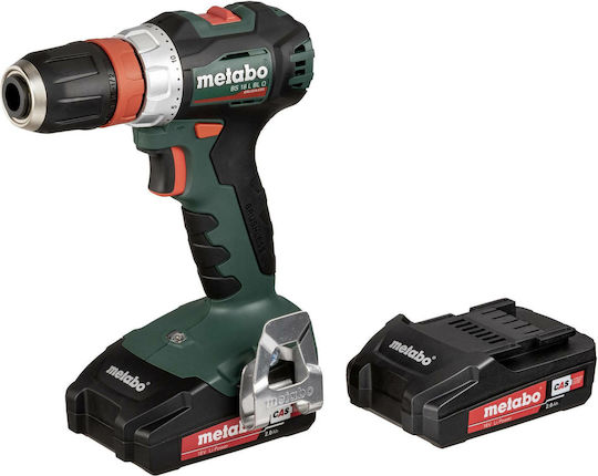 Metabo BS 18 L BL Q Δραπανοκατσάβιδο Μπαταρίας 18V 2x2Ah