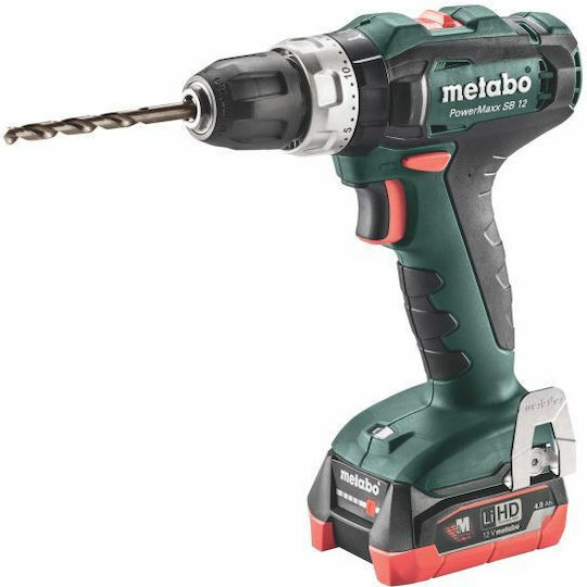 Metabo Powermaxx SB 12 Ударен Двигател за бормашина Батерия Соло 12V