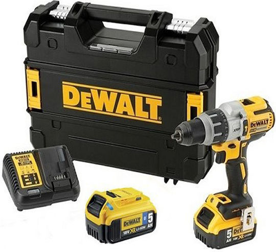 Dewalt Percussive Drill Driver Battery Brushless 18V 2x5Ah