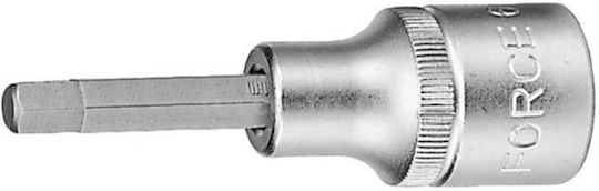 Force Allen Long 1/2'' Socket Long Walnut with Allen Head and Socket 1/2'' H8x100mm