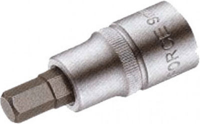 Force Bit-Stecknuss mit Inbusschlüssel-Bit und Antriebsvierkant 1/2'' Größe H5x55mm 1Stück