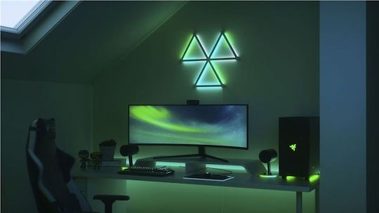 Nanoleaf Smart Neon Διακοσμητικό Φωτιστικό Lines Starter Kit LED RGB 9τμχ 27.8εκ.
