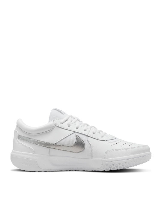 Nike Zoom Lite 3 Γυναικεία Παπούτσια Τένις για Σκληρά Γήπεδα White / Metallic Silver