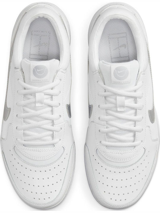 Nike Zoom Lite 3 Γυναικεία Παπούτσια Τένις για Σκληρά Γήπεδα White / Metallic Silver