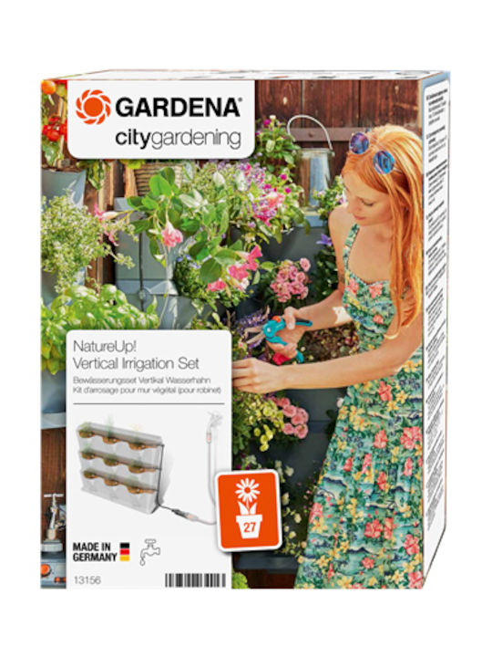 Gardena Set Vertikale Bepflanzung Ecke NatureUp! Set 3 Töpfe Kunststoff