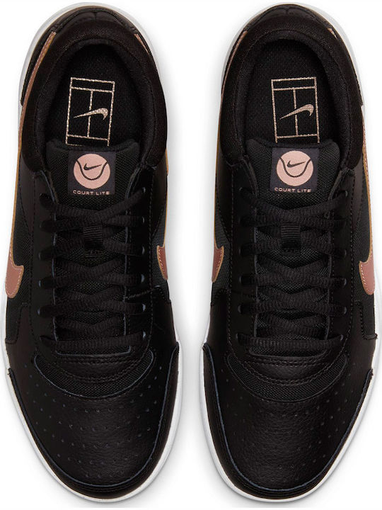 Nike Zoom Lite 3 Women's Tennis Shoes for Hard Courts Black / Mtlc Red Bronze / White
